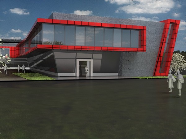 dxf office building - Offices by studiorender